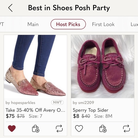 Take 40% Off Avery Ombré Glitter Flats Size 7 - Picture 6 of 8